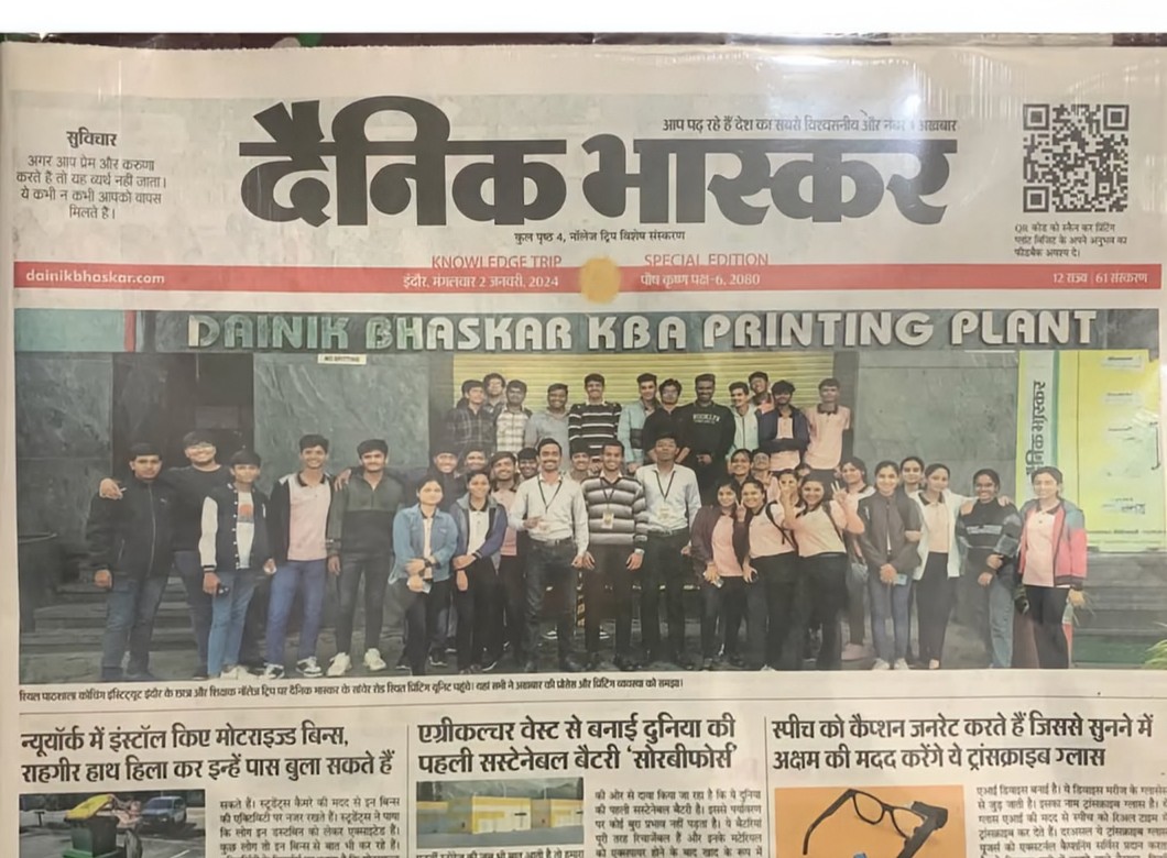 Front Page Dainik Bhaskar